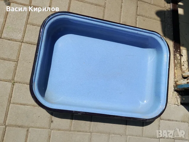 Емайлирана тава от соца , снимка 3 - Съдове за готвене - 55586020