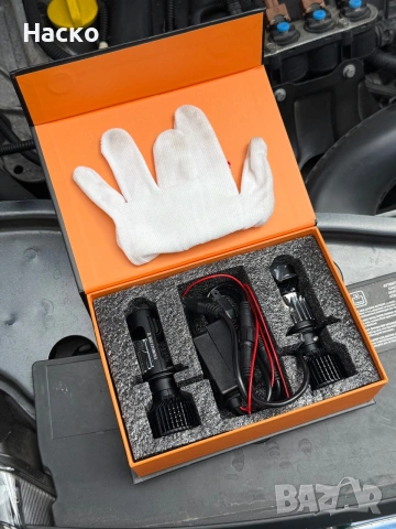Лед крушки с ЛУПА, H7, Canbus - Y10 PRO! НОВИ!, снимка 2 - Аксесоари и консумативи - 55223838