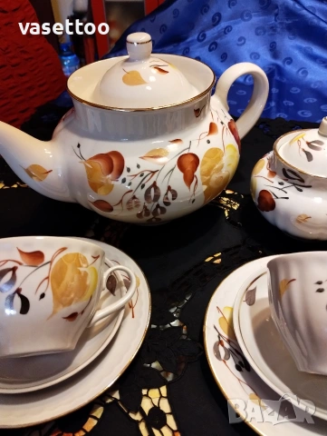 Руски сервиз за чай, снимка 2 - Сервизи - 55078040