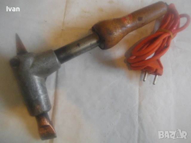 GARANTIE 280 ватов ДВОЕН старо качество масивен голям ЕЛЕКТРИЧЕСКИ ПОЯЛНИК РЕОТАНОВ Отличносъстояние, снимка 2 - Други инструменти - 54020446