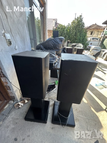 Тонколони със стойки Schneider 8029LS 2x140watt 4ohm, снимка 2 - Тонколони - 55412831