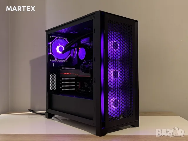 Геймърски компютър Ryzen 5 5600x, RX5700XT, 32GB, водно охлаждане, снимка 8 - Геймърски - 55191168