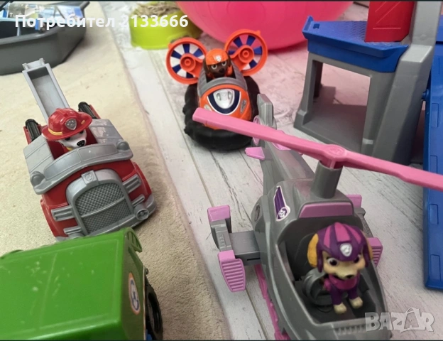 Paw Patrol кученца с коли, снимка 2 - Коли, камиони, мотори, писти - 54889631