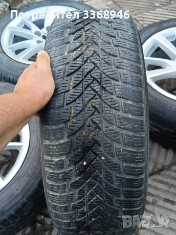 Комплект джанти Audi с гуми 16" 5х112 , снимка 8 - Гуми и джанти - 54795679