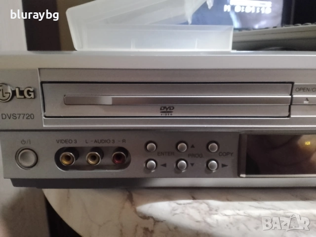 LG DVS7720 DVD+VCR /ЛГ ДВД+Видео, снимка 2 - Плейъри, домашно кино, прожектори - 54445284