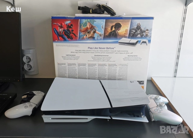 Конзола PlayStation 5 Slim Disk edition(2бр. контролери+ гаранция), снимка 5 - PlayStation конзоли - 55050622