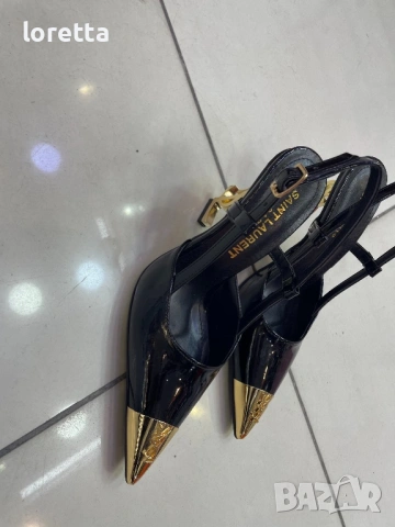 YSL лачени сандали , снимка 5 - Сандали - 54259827