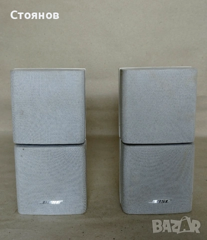 Чифт оригинални бели колонки BOSE Double Cube, снимка 2 - Тонколони - 54725587