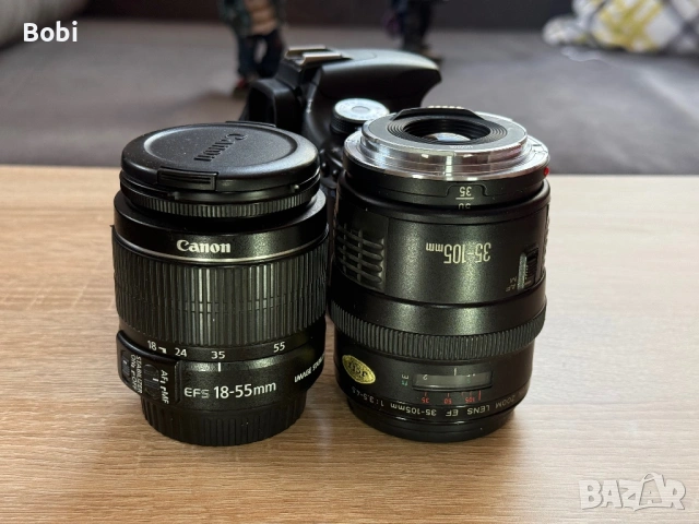 Canon EOS 500D + 2 обектива , снимка 2 - Фотоапарати - 54225989