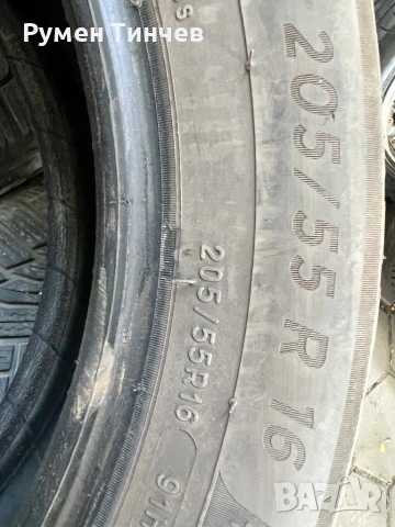 4бр зимни гуми 205-55-16, снимка 4 - Гуми и джанти - 54786631