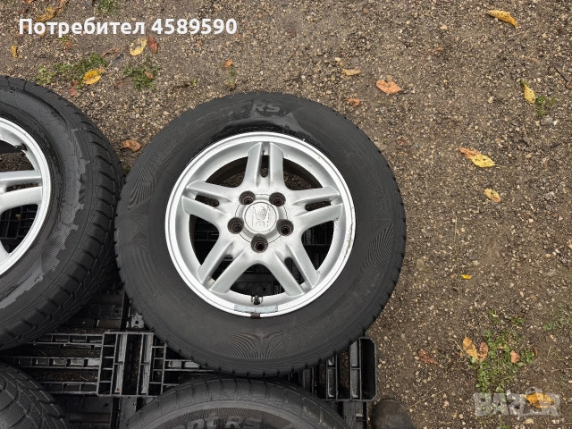4бр.Алуминиеви джанти 15цола 5x114.3+ГУМИ за Honda Cr-V,Civic,HR-v,Fr-v, снимка 6 - Гуми и джанти - 55281597