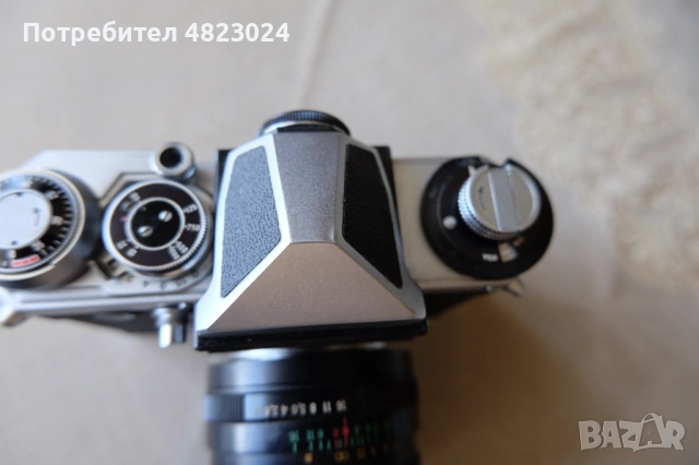 Edixa Prismat TTL & Helios 44m 58mm f2. M42 Mount, снимка 8 - Фотоапарати - 54492737