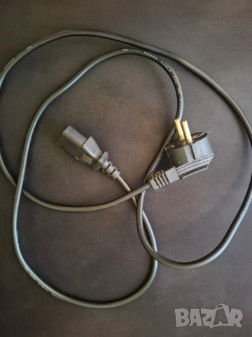 Захранващ Кабел за Компютър, Монитор 250v - 3 пина 1,50 м.