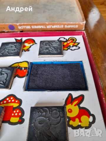 Стара Детска игра с печати #3, снимка 3 - Други ценни предмети - 54114013