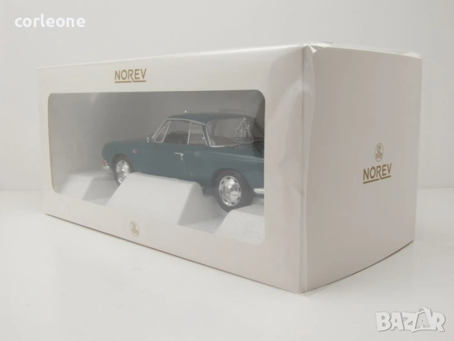 Volkswagen Karmann Ghia 1500 1963 - мащаб 1:18 на Norev моделът е нов в кутия VW, снимка 12 - Колекции - 54855189