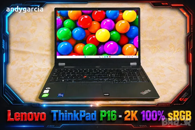 Intel Core i7-12800HX/NVidia RTX A1000 4GB/16GB DDR5 RAM/512GB NVMe/16 Quad HD 2K IPS/Lenovo P16 G1