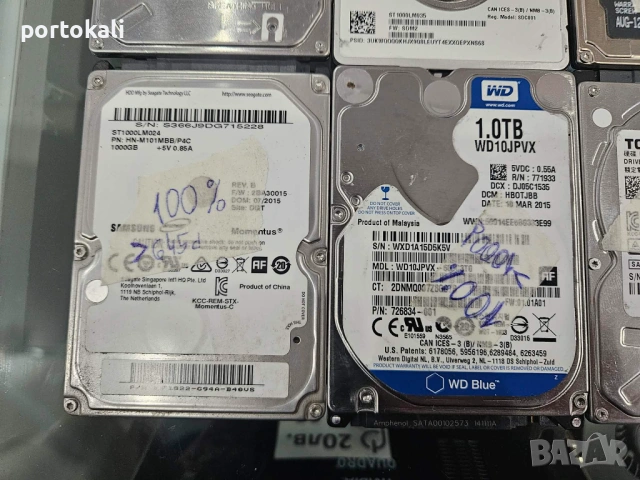 +Гаранция Твърд диск хард диск за лаптоп HDD 1TB 2.5" инча hard disk, снимка 3 - Твърди дискове - 54012177