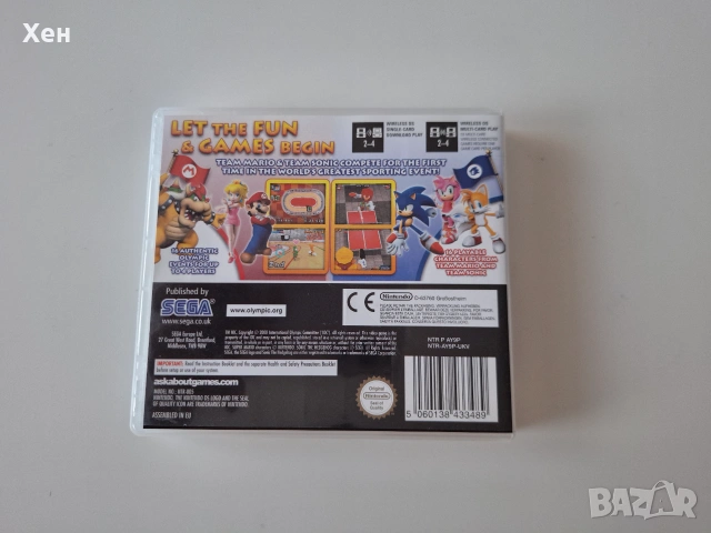 Mario & Sonic at the Olympic Games Nintendo DS, снимка 2 - Игри за Nintendo - 55178251