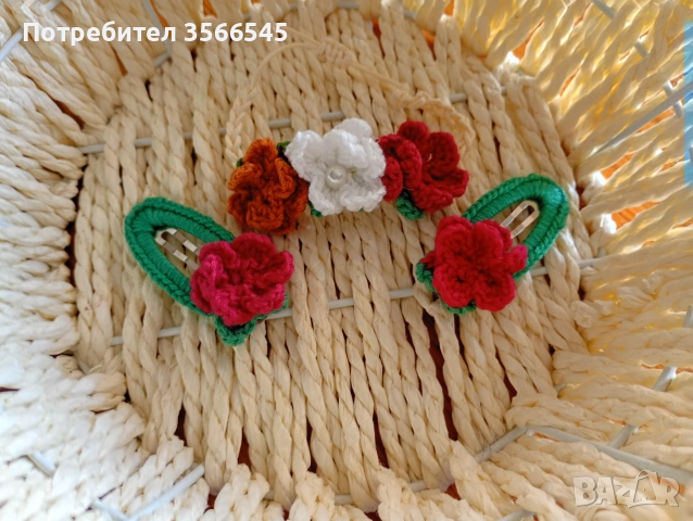 Ръчно изплетени фибички, снимка 16 - Шноли, диадеми, ленти - 54990337