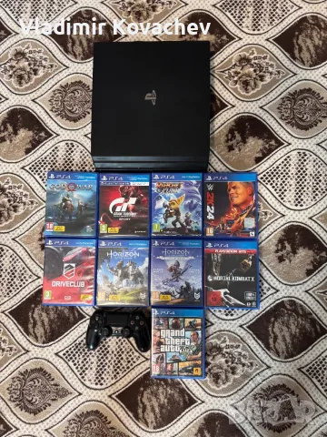 Продавам PlayStation 4 Pro 1TB + 9 игри + 1 оригинален контролер, снимка 10 - PlayStation конзоли - 55336642