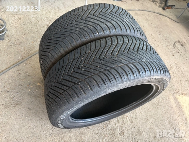 2 броя всесезонни гуми 245/45/19 Hankook, снимка 5 - Гуми и джанти - 54441524