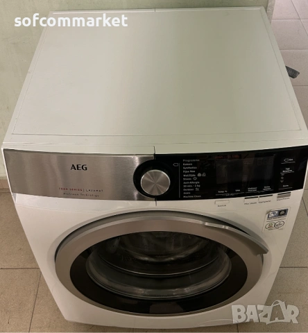 Пералня AEG Серия 7000 ProSteam (8кг / 1400 об.) Немско качество! , снимка 5 - Перални - 54561403