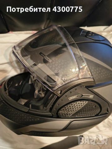 Модулна каска Shark EVO GT Encke Matt Black Anthracite / размер: XL, снимка 12 - Аксесоари и консумативи - 54065248