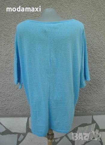 3XL Нова  синя блуза Misslook , снимка 4 - Тениски - 55288880