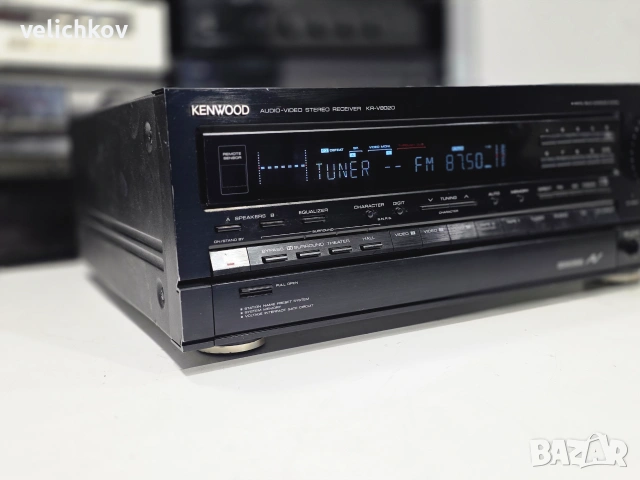 🚀🔥🇯🇵 ЯПОНСКО СТЕРЕО ЧУДОВИЩЕ! Продавам Ресийвър Kenwood KR-V8020 – 11.5 кг Чист Мускул! 🔥🇯🇵🚀, снимка 2 - Ресийвъри, усилватели, смесителни пултове - 55006207