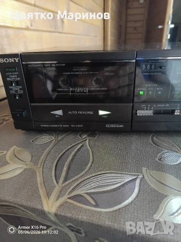 Реверсивен касетен дек Sony TC-V55R, снимка 4 - Декове - 54458803