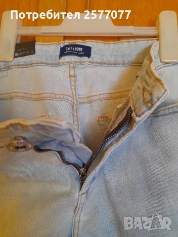 летни дънки 32/32 Only&Sons, нови с етикет , снимка 10 - Дънки - 55678358