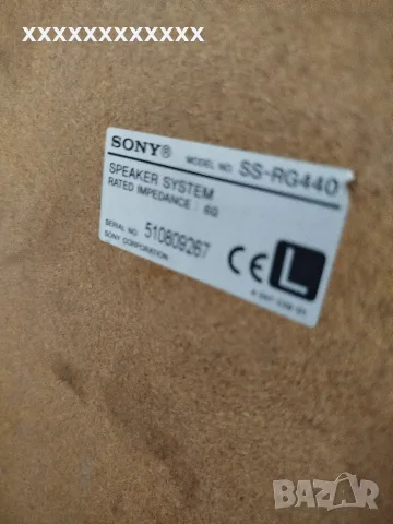 тонколони SONY SS-RG440 2 x100w, снимка 5 - Тонколони - 55680105