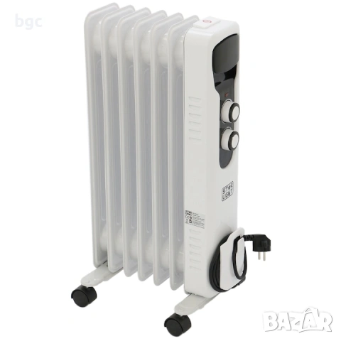 Електрически радиатор Star-Light YOH7, 1500 W, 7 елемента, 3 степени на мощност, Регулируем термоста, снимка 2 - Отоплителни печки - 54391753