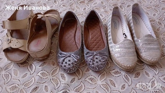 Дамски обувки три чифта, снимка 2 - Дамски ежедневни обувки - 55179077