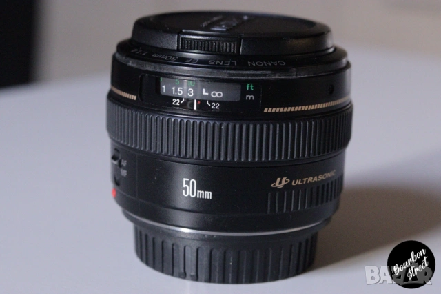 Canon EF 50mm f/1.4 USM + оригинален сенник , снимка 5 - Обективи и филтри - 54100202