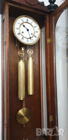 Стенен часовник Регулатор Franz Hermle & Sons, снимка 7 - Антикварни и старинни предмети - 53987497