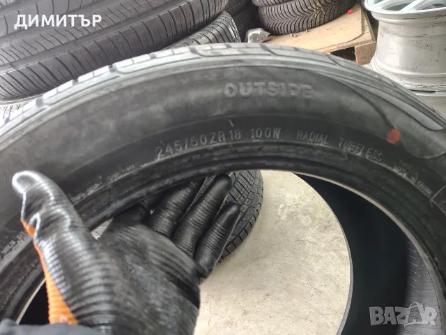 2бр.НОВИ летни гуми KUMHO 245 50 18 цена за брой, снимка 6 - Гуми и джанти - 55659377
