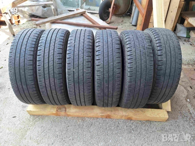 6 бр. запазени летни гуми Michelin Agilis 195/75 R16С