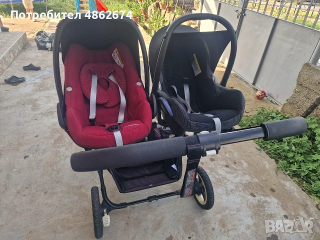 Количка за близнаци или породени деца Bugaboo donkey 2, снимка 7 - Детски колички - 54983640
