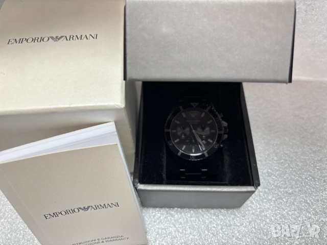 НОВ! Мъжки часовник Emporio Armani AR11363 Diver Chronograph, снимка 15 - Мъжки - 54631646