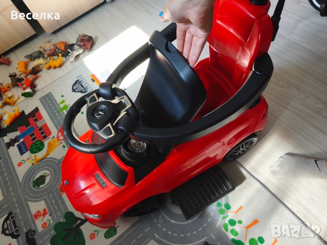 Детска кола за бутане Mercedes , снимка 2 - Детски велосипеди, триколки и коли - 55103264