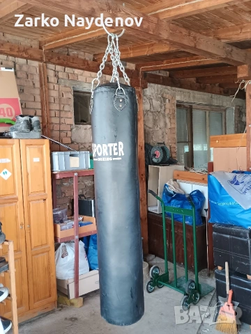 Боксов чувал SPORTER 150 см / Ø32 см + вериги – много зап Продавам боксов чувал SPORTER Boxing, снимка 5 - Бокс - 54957471