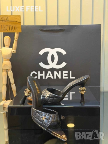 Yves Saint Laurent ⚜️ Christian Louboutin⚜️ Chanel ⚜️Дамски Чехли , снимка 13 - Чехли - 55075311