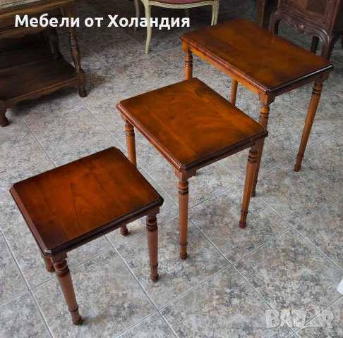 3ка масички от череша, снимка 3 - Маси - 54366830