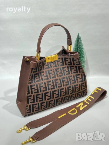 Fendi Нова Кожена Дамска Чанта Фенди Различни Цветове 