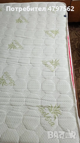 Топ Матрак Sleepmode Aloe LOVE, 160Х190, 6 см, снимка 4 - Матраци - 55223075