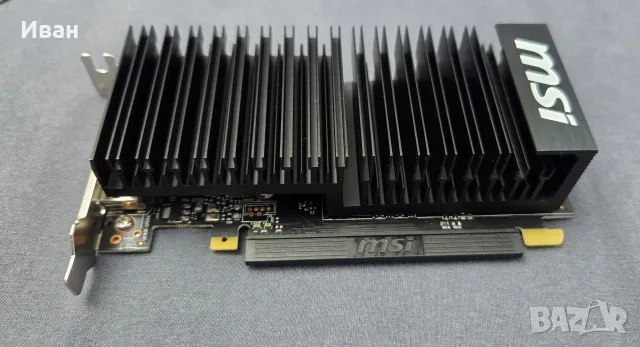Low Profile MSI GT 1030 2GB OC, снимка 4 - Видеокарти - 55670988