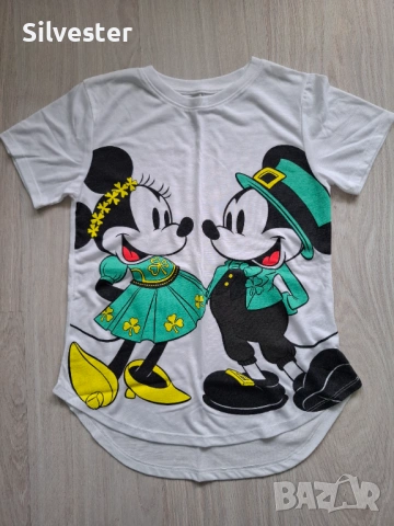 Дамска тениска Disney и Good day, чисто нови, размер XS и S  , снимка 2 - Тениски - 33812791