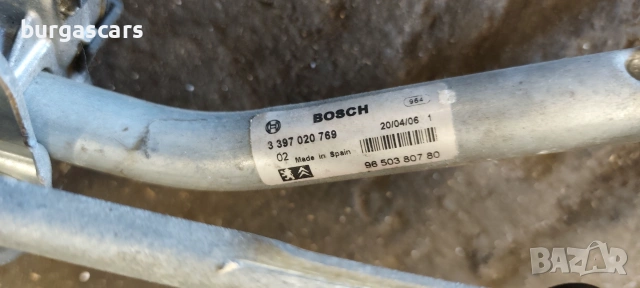 Механизъм чистачки моторче 96 503 807 80 Peugeot 207, снимка 3 - Части - 55188222