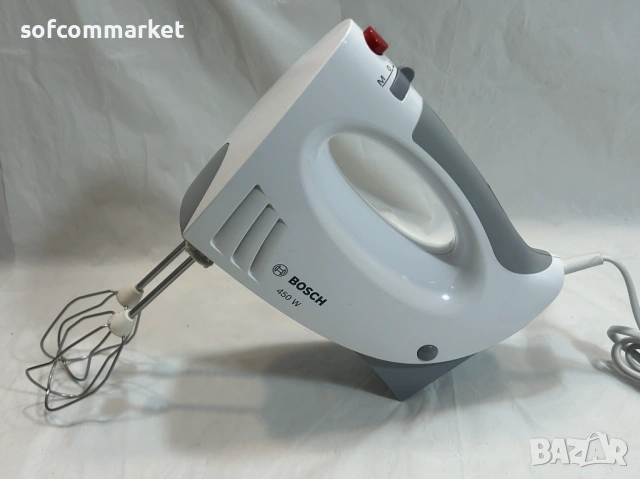 Миксер с пасатор Bosch MFQ3540 (450W) – Неразличим от нов + ГАРАНЦИЯ, снимка 2 - Чопъри и пасатори - 54340208